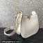 Valentino Rockstud Hobo Bag in Grainy Calfskin White 2024