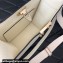 Valentino Rockstud Hobo Bag in Grainy Calfskin White 2024