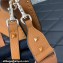 Valentino Rockstud Hobo Bag in Grainy Calfskin Brown 2024
