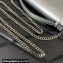 Valentino Vlogo Signature Wallet With Chain in Grainy Calfskin Silver 2024