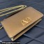 Valentino Vlogo Signature Wallet With Chain in Grainy Calfskin Gold 2024