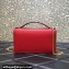 Valentino Vlogo Signature Wallet With Chain in Grainy Calfskin Red 2024