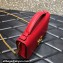 Valentino Vlogo Signature Wallet With Chain in Grainy Calfskin Red 2024