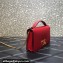 Valentino Vlogo Signature Wallet With Chain in Grainy Calfskin Red 2024