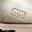 Valentino Rockstud Pouch Clutch Bag in Grainy Calfskin White 2024