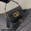 Valentino Alltime shoulder bag in grainy calfskin Black 2024