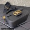 Valentino Alltime shoulder bag in grainy calfskin Black 2024
