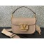 Valentino Alltime shoulder bag in grainy calfskin Nude 2024