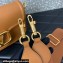 Valentino Alltime shoulder bag in grainy calfskin Brown 2024