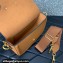 Valentino Alltime shoulder bag in grainy calfskin Brown 2024