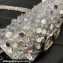 Valentino Small Locò Shoulder Bag Silver With Crystals 2024