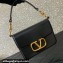 Valentino Locò Shoulder Bag in calfskin Black 2024