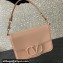 Valentino Locò Shoulder Bag in calfskin Nude 2024