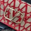 Valentino Toile Iconographe VLogo Signature Small Hobo Bag Red 2024