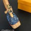 Louis Vuitton Monogram Denim canvas Micro Noe Bag Charm New LV Remix M01700