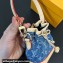 Louis Vuitton Monogram Denim canvas Micro Noe Bag Charm New LV Remix M01700
