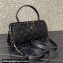 Valentino Rockstud Handbag In Padded Nappa Black 2024