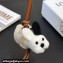 Loewe Dog charm in felt and calfskin