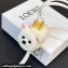 Loewe Chow chow charm in felt and calfskin