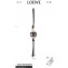 Loewe Owl charm in felt and calfskin