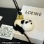 Loewe Panda charm in felt and calfskin