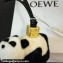 Loewe Panda charm in felt and calfskin