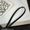 Loewe Panda charm in felt and calfskin