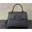 Valentino small VSLING Handbag in grainy calfskin Black with JEWEL EMBROIDERY 2024