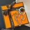 Hermes H Too Speed key ring in metal