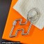 Hermes H Too Speed key ring in metal