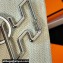Hermes H Too Speed key ring in metal