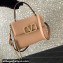 Valentino small VSLING Handbag in grainy calfskin Nude with JEWEL EMBROIDERY 2024