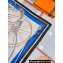 Hermes Voitures en Equilibre scarf 90x90cm in silk twill Blue 2024