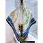 Hermes Voitures en Equilibre scarf 90x90cm in silk twill Blue 2024