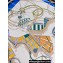 Hermes Voitures en Equilibre scarf 90x90cm in silk twill Blue 2024
