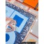 Hermes Cavalier en Formes scarf 90x90cm in silk twill Blue 2024