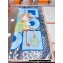 Hermes Cavalier en Formes scarf 90x90cm in silk twill Blue 2024