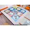 Hermes Jeu des Omnibus et Dames Blanches au Tampon scarf 90x90cm in silk twill Blue 2024