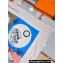 Hermes Jeu des Omnibus et Dames Blanches au Tampon scarf 90x90cm in silk twill Blue 2024