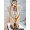 Hermes Jeu des Omnibus et Dames Blanches au Tampon scarf 90x90cm in silk twill Pink 2024