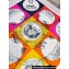 Hermes Jeu des Omnibus et Dames Blanches au Tampon scarf 90x90cm in silk twill Orange 2024