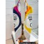 Hermes Jeu des Omnibus et Dames Blanches au Tampon scarf 90x90cm in silk twill Orange 2024