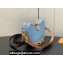 Louis Vuitton Monogram Vernis Croissant PM Bag New LV Remix M24021 Sky 2024