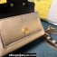 Valentino Mini Locò Handbag In Calfskin Leather Gold With Enamel Tone-On-Tone Vlogo Signature 2024