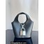 Balenciaga Locker Small Hobo Bag in black/Silver grained calfskin 2024