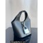 Balenciaga Locker Small Hobo Bag in black/Silver grained calfskin 2024