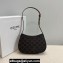 Celine MEDIUM TILLY BAG in Triomphe canvas and calfskin Brown 2024