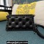 Valentino Rockstud Clutch Bag In Padded Nappa Black 2024