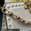 Valentino Rockstud Clutch Bag In Calfskin White 2024