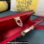 Valentino Rockstud Clutch Bag In Calfskin Red 2024